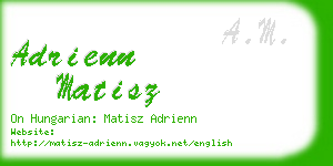adrienn matisz business card